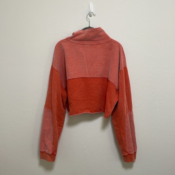 Urban Outfitters Out From Under Orange Cropped Sweatshirt Size Large - Picture 5 of 5